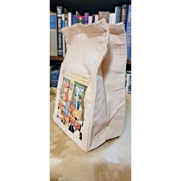 Mary Engelbreit Thick Canvas Lunch Bag LUNCHBOX Tote Velco Closure New Unused - Picture 2 of 13
